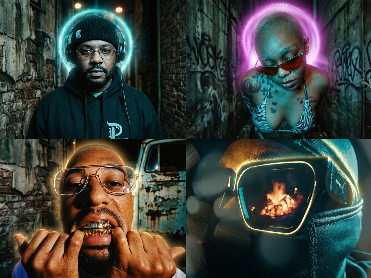 Neon Frequency — Cinematic Portraits